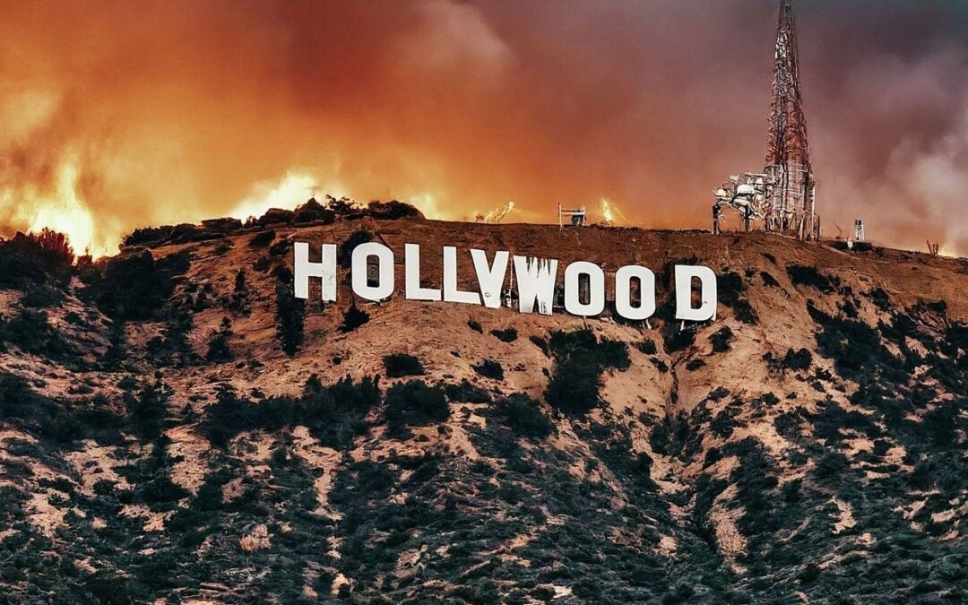 New Fire Erupts in Hollywood Hills